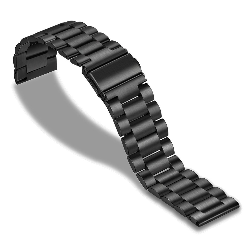 fitbit versa black metal band